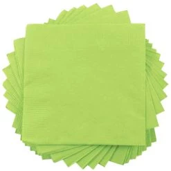 Outlet 🤩 JAM Paper Lime Green Medium Lunch Napkins, 100ct. 💯