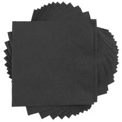 Top 10 😍 JAM Paper Black Medium Lunch Napkins, 100ct. 😍