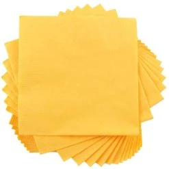Buy 🎉 JAM Paper Yellow Small Beverage Napkins, 100ct. 🔥