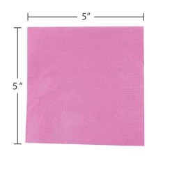 Top 10 ⭐ JAM Paper Pink Small Beverage Napkins, 100ct. 🛒 -Jam Paper Shop D346471S 3
