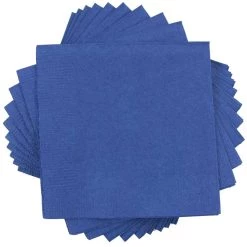 Deals 😍 JAM Paper Blue Small Beverage Napkins, 100ct. 🔥