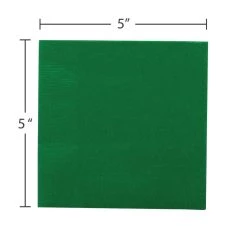 Cheap ✨ JAM Paper Green Small Beverage Napkins, 100ct. 🎉 -Jam Paper Shop D346478S 3