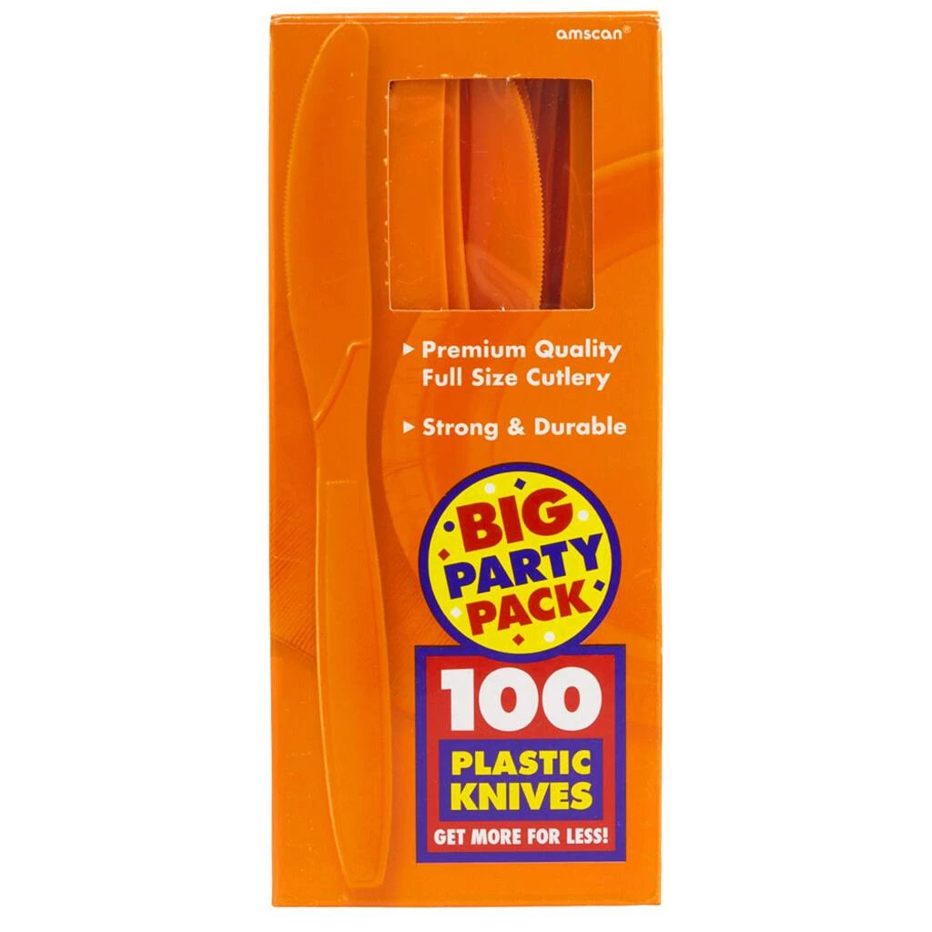 Top 10 π₯° JAM Paper Orange Premium Plastic Knives, 100ct. π 4 Top 10 π₯° JAM Paper Orange Premium Plastic Knives, 100ct. π - Image 2