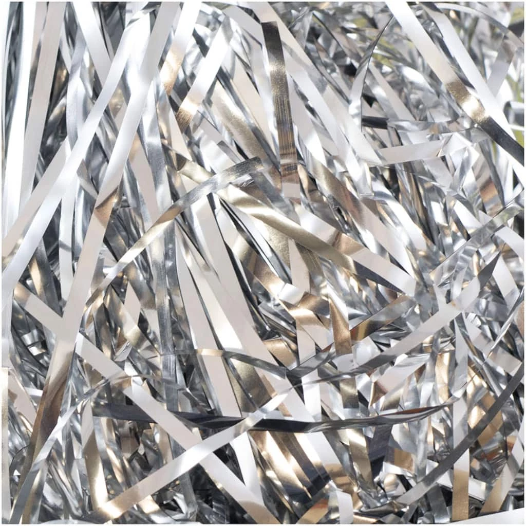 Best deal π― JAM Paper Silver Metallic Crinkle Cut Shred Tissue Paper β 4 Best deal π― JAM Paper Silver Metallic Crinkle Cut Shred Tissue Paper β - Image 2