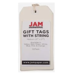 Outlet β¨ JAM Paper White Tiny Gift Tags with String, 100ct. π₯° 9 Outlet β¨ JAM Paper White Tiny Gift Tags with String, 100ct. π₯° -Jam Paper Shop D346767S 4