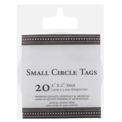 Budget π JAM Paper White Circular Gift Tags, 20ct. β¨ 7 Budget π JAM Paper White Circular Gift Tags, 20ct. β¨ -Jam Paper Shop D346769S 3