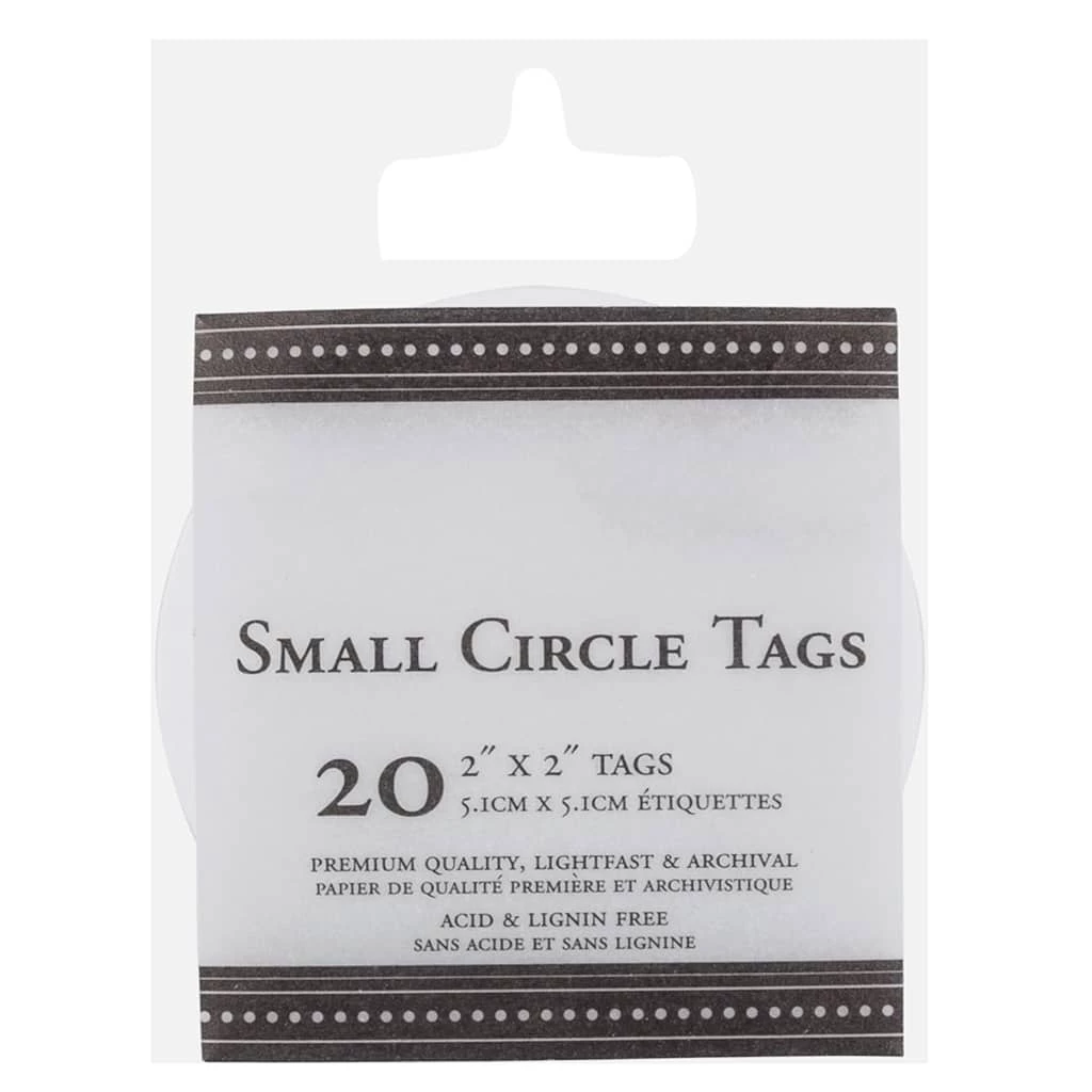 Budget π JAM Paper White Circular Gift Tags, 20ct. β¨ 5 Budget π JAM Paper White Circular Gift Tags, 20ct. β¨ - Image 3