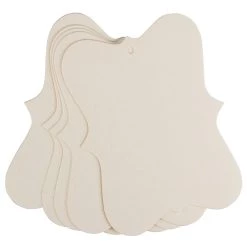 Hot Sale 🎉 JAM Paper Ivory Fashion Gift Tags, 10ct. 🧨 -Jam Paper Shop D346804S 2