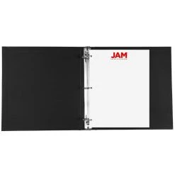 Cheapest ⭐ JAM Paper 1.5" Black Premium Linen Textured 3 Ring Binder 🤩 -Jam Paper Shop D374967S 5