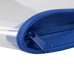 Best deal 🎁 JAM Paper Blue Plastic Portfolio with Zip Closure ❤️ -Jam Paper Shop D374981S 4