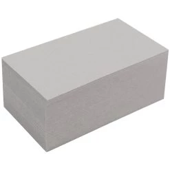 Wholesale ✔️ JAM Paper 2" x 3.5" Silver Metallic Stardream Blank Flat Note Cards, 500ct. 🔥 -Jam Paper Shop D375248S 4