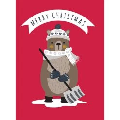 New 🔔 JAM Paper 6.25" x 4.625" Season's Greetings Animal Sentiments Assorted Card Set, 36ct. ✨ -Jam Paper Shop D375319S 4