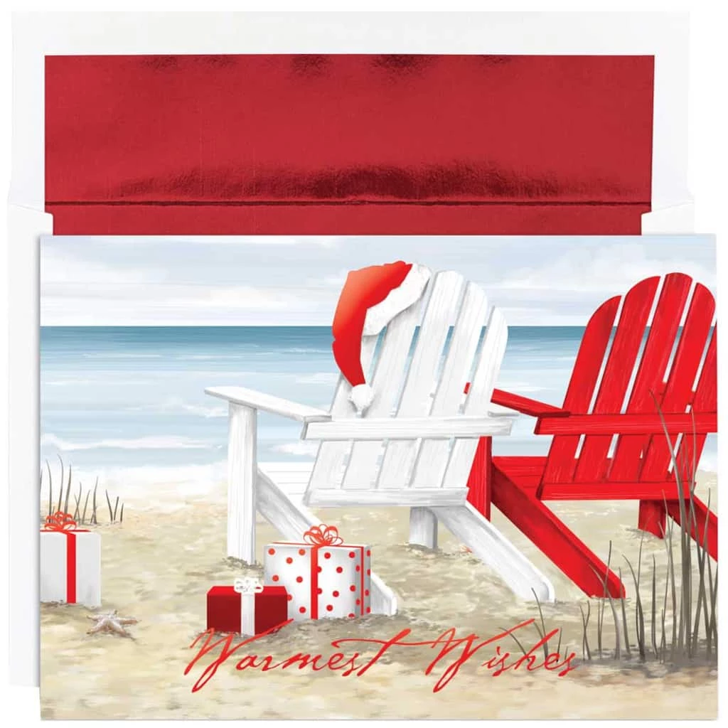 Top 10 π JAM Paper 5.6" x 7.9" Beach Chairs π
Christmas Card Set, 18ct. π 3 Top 10 π JAM Paper 5.6" x 7.9" Beach Chairs π
Christmas Card Set, 18ct. π