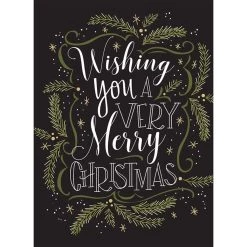 Cheap π JAM Paper 5" x 7" Greenery Wishes Assorted π Christmas Card Set, 24ct. π 9 Cheap π JAM Paper 5" x 7" Greenery Wishes Assorted π Christmas Card Set, 24ct. π -Jam Paper Shop D375330S 4