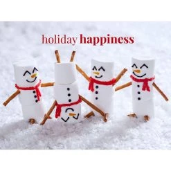 Discount 🧨 JAM Paper 4.625" x 6.25" Happy Snowmen Home for the Holidays Card Set, 25ct. 🎁
