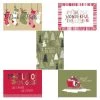 New 👏 JAM Paper Rustic Season's Greetings Assorted 🎁 Christmas Cards Set, 24ct. 🎁 -Jam Paper Shop D375349S 1