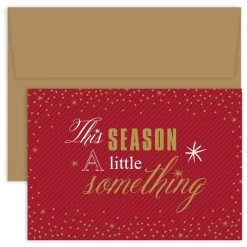 Deals ✔️ JAM Paper This Season A Little Something 🎁 Christmas Cards & Envelopes Set ❤️
