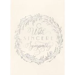 Promo ✔️ JAM Paper Sympathy Wreath Blank Cards & Envelopes Set, 25ct. 🧨