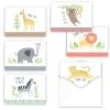 New 💯 JAM Paper Cuddly Critters Blank Thank You Cards Set, 36ct. 🛒 -Jam Paper Shop D375616S 1