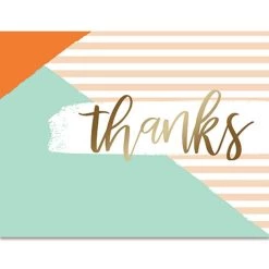 Best deal 😍 JAM Paper Color Blocks & Stripes Everyday Thank You Card Set, 20ct. 😍