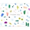 Discount 🥰 JAM Paper 'Go Green' Brush Stroke Thank You Card Set, 16ct. ⌛ -Jam Paper Shop D375637S 1