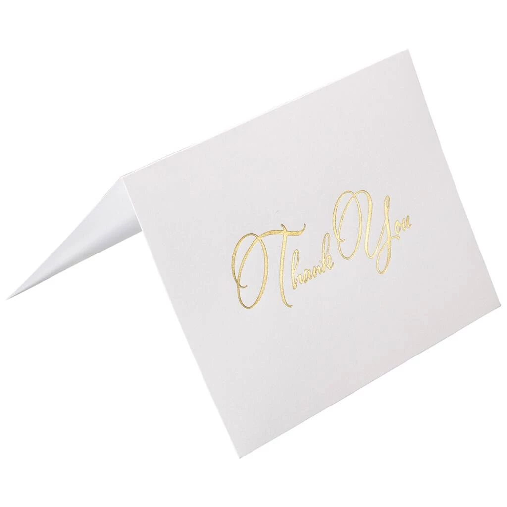 Brand new π JAM Paper Blank Gold Script Thank You Card Set, 25ct. β 4 Brand new π JAM Paper Blank Gold Script Thank You Card Set, 25ct. β - Image 2