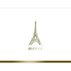 Budget 🧨 JAM Paper Premium Merci Thank You Card Set, 12ct. 🛒