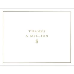 New 👍 JAM Paper Thanks a Million Premium Thank You Card Sets, 12ct. 🤩