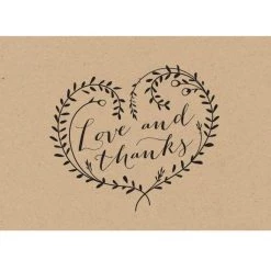 Hot Sale ⌛ JAM Paper Rustic Blank Thank You Cards Set, 36ct. 🌟 -Jam Paper Shop D375659S 5