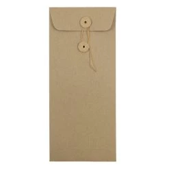 Deals 🛒 JAM Paper #10 Brown Kraft Paper Bag Business Button & String Closure Premium Envelopes, 50ct. ⭐