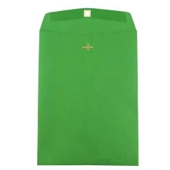 Top 10 😍 JAM Paper 9" x 12" Brite Hue 🎅 Christmas Green Clasp Closure Colored Envelopes, 100ct. 🛒