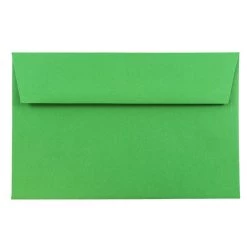 Wholesale 🤩 JAM Paper A9 Brite Hue 🎄 Christmas Green Colored Invitation Envelopes, 250ct. 🎁
