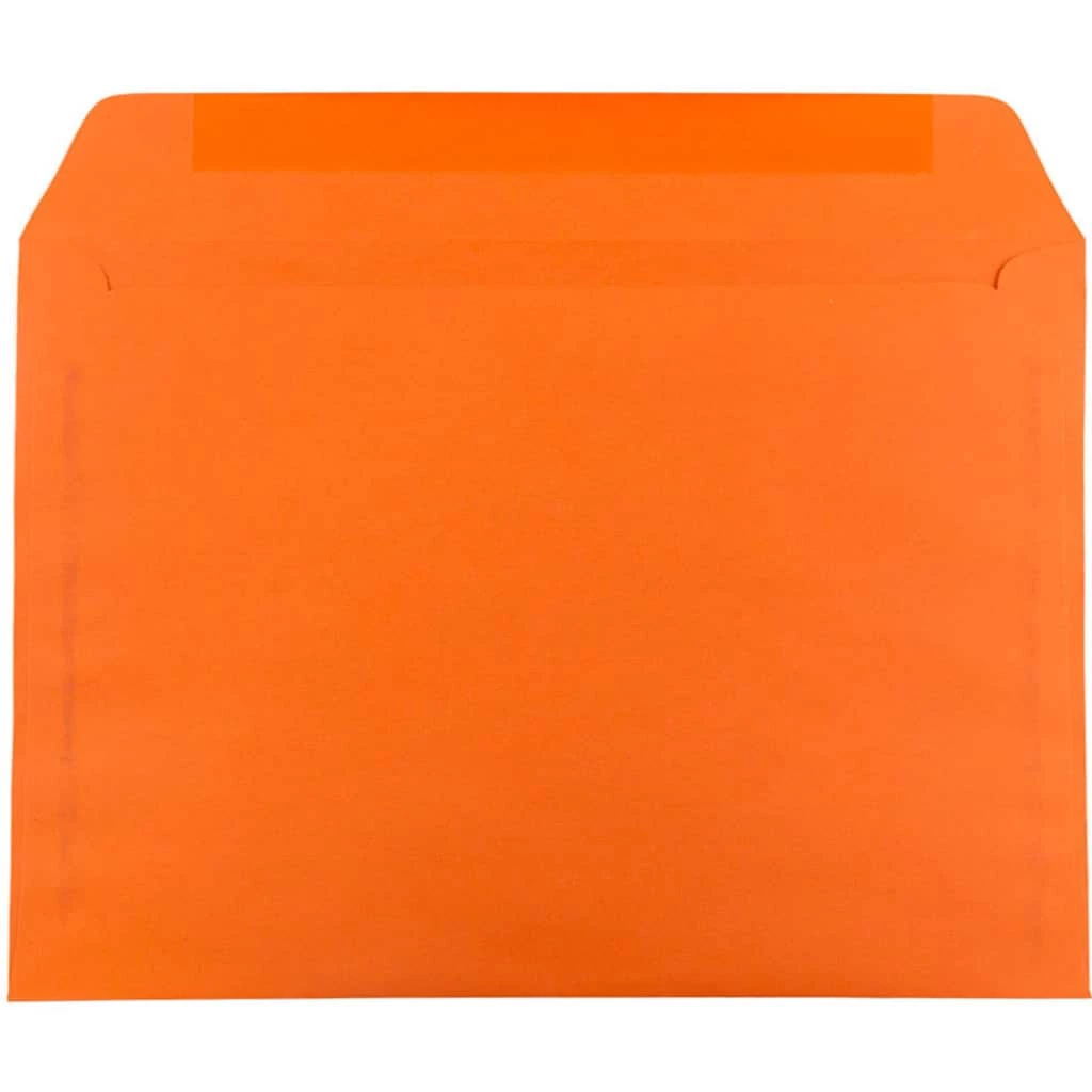 Wholesale π€© JAM Paper 9" x 12" Brite Hue Orange Booklet Colored Envelopes, 500ct. π 4 Wholesale π€© JAM Paper 9" x 12" Brite Hue Orange Booklet Colored Envelopes, 500ct. π - Image 2