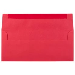 New 💯 JAM Paper #10 Red Business Colored Envelopes, 500ct. 🎉 -Jam Paper Shop D376211S 2