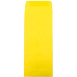 Budget 😉 JAM Paper 4.5" x 10.37" Brite Hue Yellow Policy Business Envelopes, 25ct. 😍 -Jam Paper Shop D376254S 2