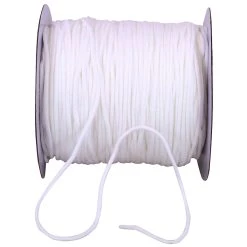 Cheap 👍 JAM Paper 1/8" White Round Nylon Elastic 🛒
