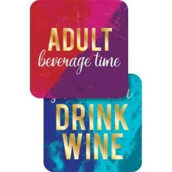 Cheapest ❤️ JAM Paper Adult Beverage Time Coasters, 6ct. ⭐