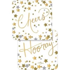 Buy 🌟 JAM Paper Confetti Cheers Coasters, 6ct. 💯