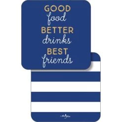 Promo 👏 JAM Paper Good Better Best Coasters, 6ct. 🧨