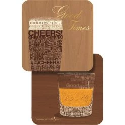Discount 👍 JAM Paper Good Cheers Coasters, 6ct. 💯