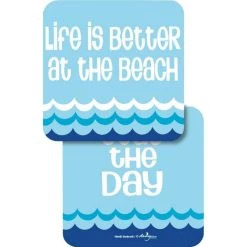 Hot Sale 🔔 JAM Paper 4" Life Is Better Coasters, 60ct. 😉