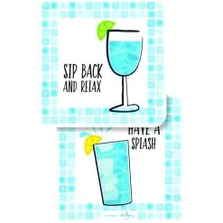 Hot Sale 😉 JAM Paper 4" Sip Back Relax Coasters, 6ct. 🔥