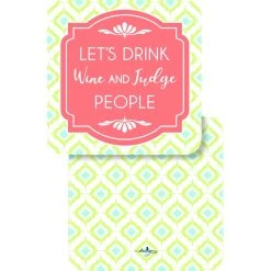 Deals 🛒 JAM Paper 4" Wine and Judge Coasters, 6ct. 🤩