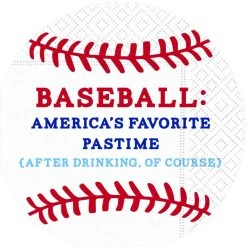 Best Pirce 🎉 JAM Paper America's Favorite Pastime Cocktail Napkins, 32ct. 😀