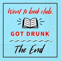 New 🌟 JAM Paper Book Club Cocktail Napkins, 40ct. 😀