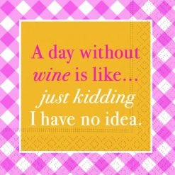 Top 10 ✨ JAM Paper Day Without Wine Cocktail Napkins, 40ct. 🔔