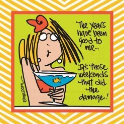 Hot Sale 🤩 JAM Paper Did the Damage Cocktail Napkins, 40ct. 🔥