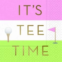 Brand new 👍 JAM Paper It's Tee Time Cocktail Napkins, 40ct. 👍