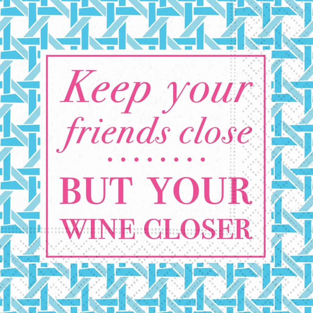 Wholesale π€© JAM Paper Keep Your Friends Close Cocktail Napkins, 40ct. π 3 Wholesale π€© JAM Paper Keep Your Friends Close Cocktail Napkins, 40ct. π