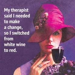 Flash Sale 🤩 JAM Paper My Therapist Said Cocktail Napkins, 40ct. 🧨